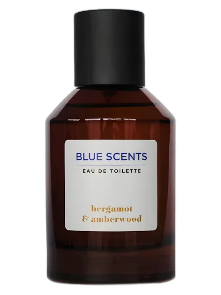 Frasco del perfume Blue Scents Bergamot & Amberwood Eau de Cologne