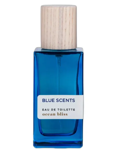 Frasco del perfume Blue Scents Ocean Bliss unisex Eau de Parfum
