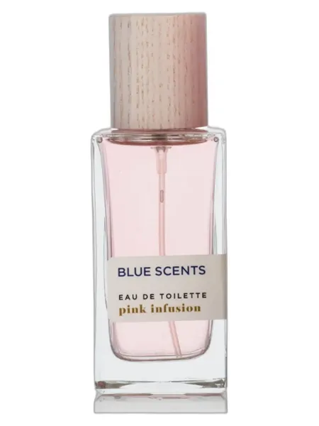 Frasco del perfume Blue Scents Pink Infusion