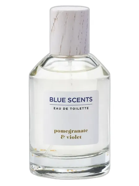 Frasco del perfume Blue Scents Pomegranate & Violet unisex