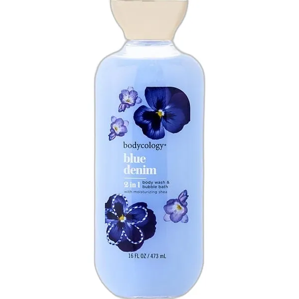Frasco del perfume Bodycology Blue Denim