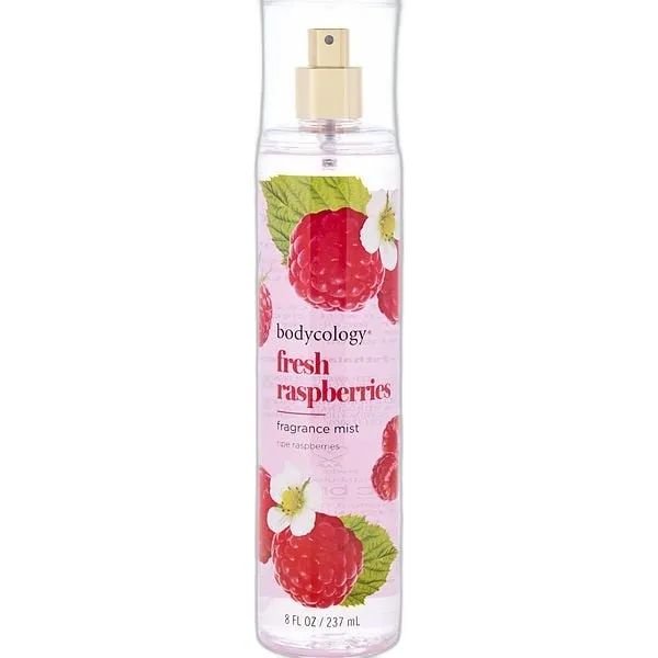 Frasco del perfume Bodycology Fresh Raspberries