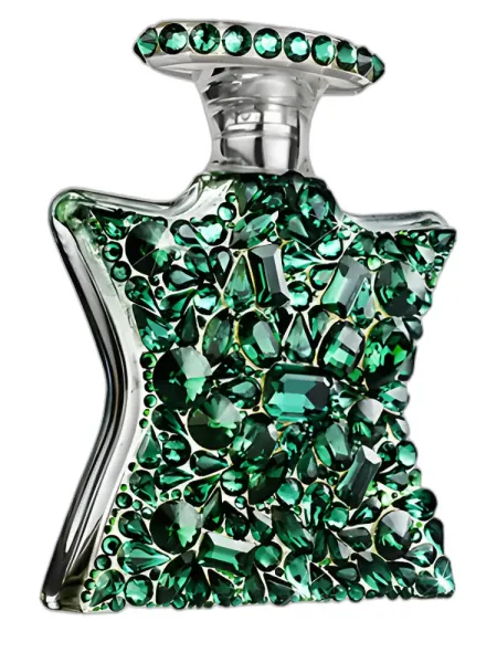 Frasco del perfume Bond No 9 New York Musk Emerald Swarovski Shooting Star unisex