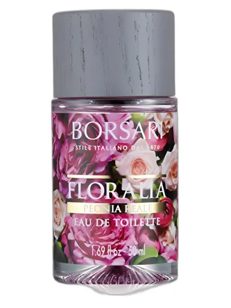 Frasco del perfume Borsari Floralia Peonia Reale