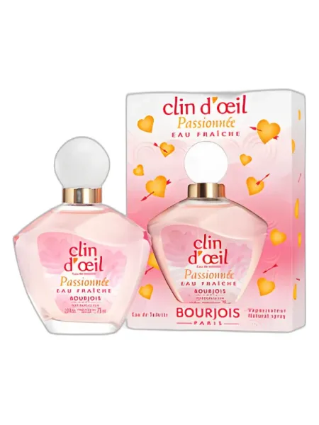 Frasco del perfume Bourjois Clin d'Oeil Passionne Eau Fraiche Eau de Toilette