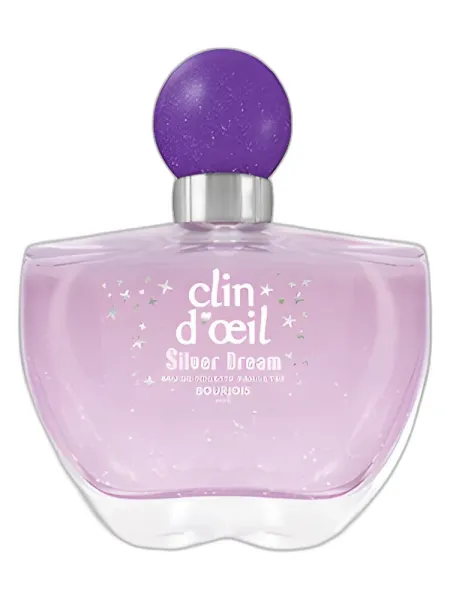 Frasco del perfume Bourjois Clin d'Oeil Silver Dream Eau de Toilette