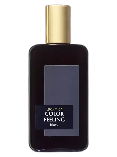 Frasco del perfume Brocard Color Feeling Black