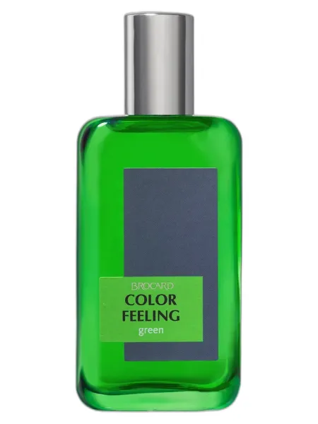 Frasco del perfume Brocard Color Feeling Green unisex