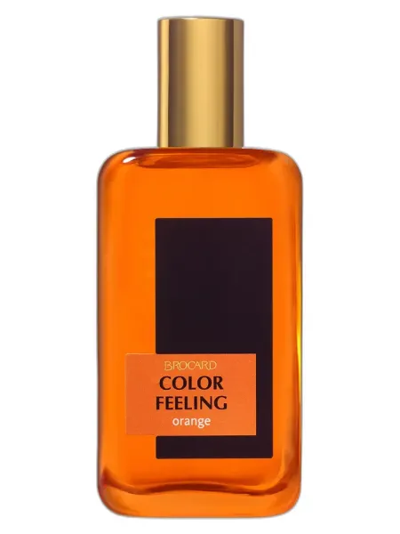 Frasco del perfume Brocard Color Feeling Orange unisex