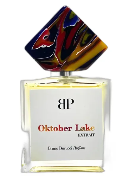 Frasco del perfume Bruno Perrucci Parfums Oktober Lake unisex Eau de Parfum