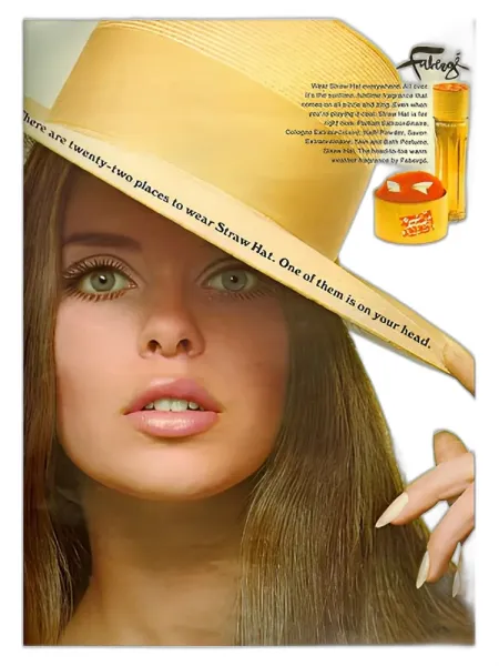 Frasco del perfume Brut Parfums Prestige Faberge Straw Hat Eau de Parfum