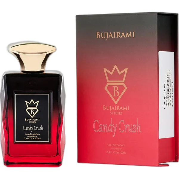 Frasco del perfume Bujairami Candy Crush Eau de Parfum