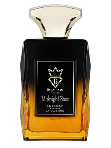 Frasco del perfume Bujairami Midnight Booz 2025