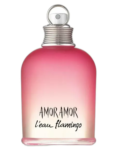 Frasco del perfume Cacharel Amor Amor L'Eau Flamingo