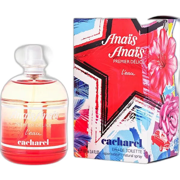 Frasco del perfume Cacharel Anais Anais Premier Delice L'Eau Eau de Toilette