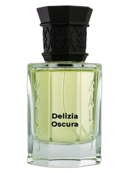 Frasco del perfume Calaj Delizia Oscura unisex