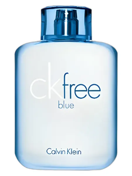 Frasco del perfume Calvin Klein CK Free Blue Eau de Cologne