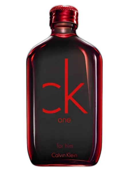 Frasco del perfume Calvin Klein CK One Red Edition for Him Eau de Toilette