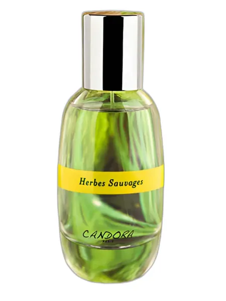 Frasco del perfume Candora Herbes Sauvage unisex