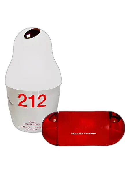 Frasco del perfume Carolina Herrera 212 Silver