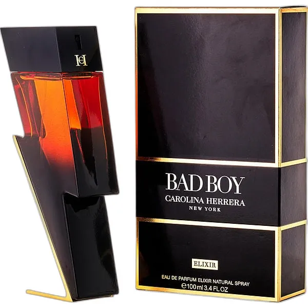 Frasco del perfume Carolina Herrera Ch Bad Boy Elixir Eau de Parfum