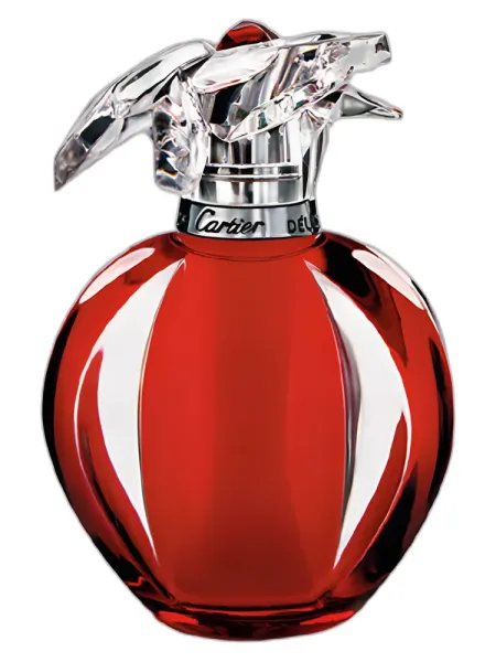 Frasco del perfume Cartier Delices