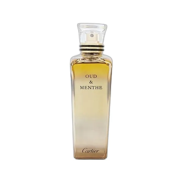 Frasco del perfume Cartier L'Heures Voyageuses Oud & Mint Eau de Parfum