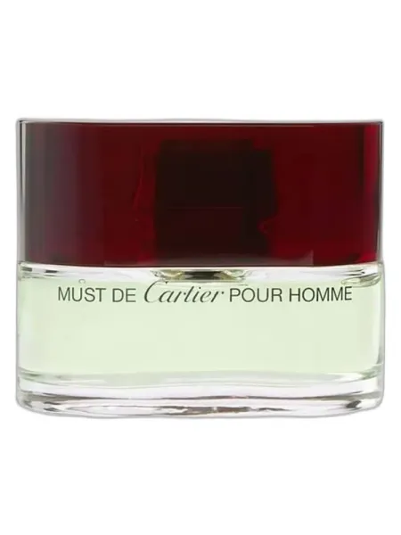 Frasco del perfume Cartier Must de Cartier Pour Homme Eau de Cologne