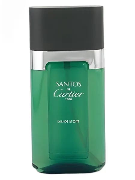 Frasco del perfume Cartier Santos Eau de Sport Eau de Cologne