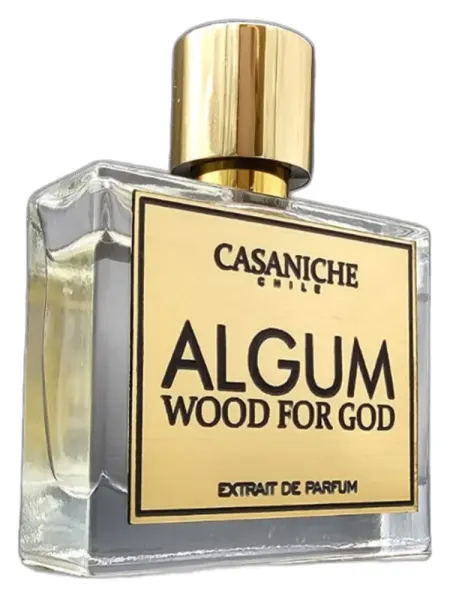 Frasco del perfume Casaniche ALGUM Wood for God unisex Extrait