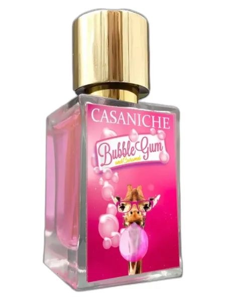 Frasco del perfume Casaniche Bubble Gum and Caramel unisex