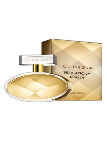 Frasco del perfume Celine Dion Sensational Moment