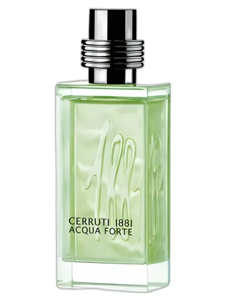 Frasco del perfume Cerruti 1881 Acqua Forte Eau de Cologne