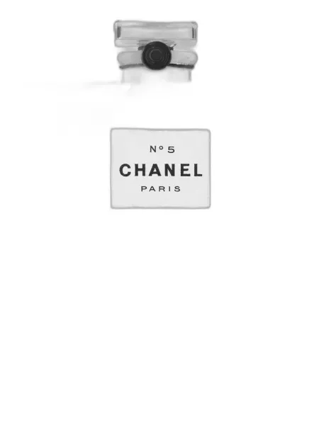 Frasco del perfume Chanel N5 Vintage