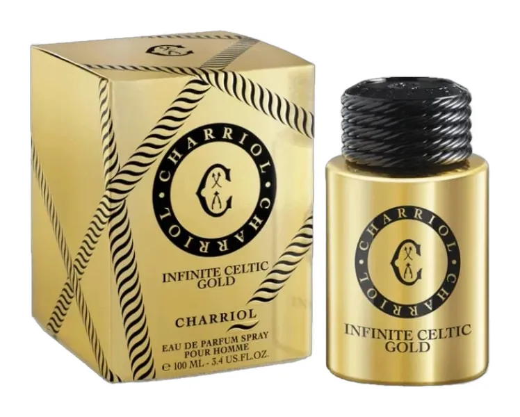 Frasco del perfume Charriol Infinite Celtic Gold Eau de Parfum