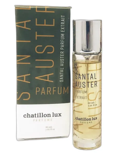 Frasco del perfume Chatillon Lux Parfums Santal Auster unisex Eau de Parfum