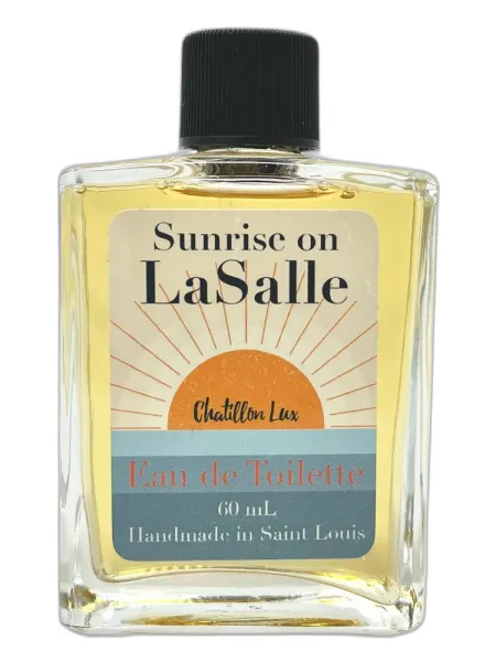 Frasco del perfume Chatillon Lux Parfums Sunrise on LaSalle unisex Eau de Parfum