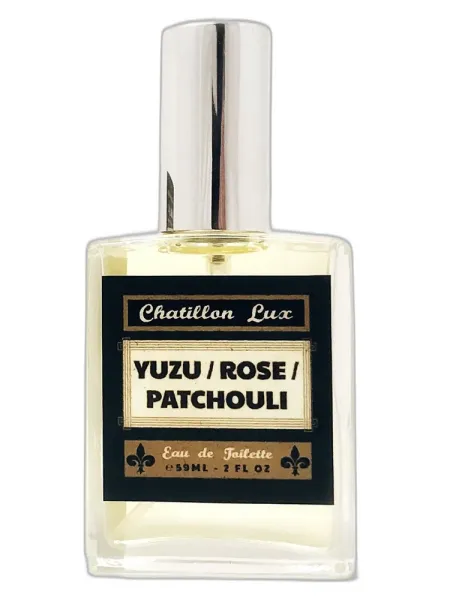Frasco del perfume Chatillon Lux Parfums Yuzu/ Rose/ Patchouli unisex Eau de Parfum