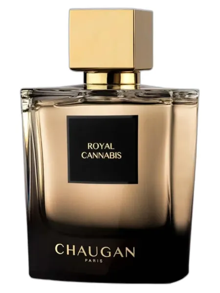 Frasco del perfume Chaugan Royal Cannabis unisex