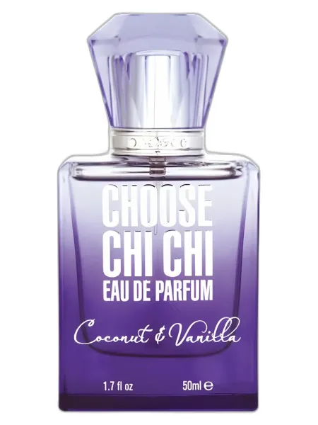 Frasco del perfume Chi Chi Coconut & Vanilla