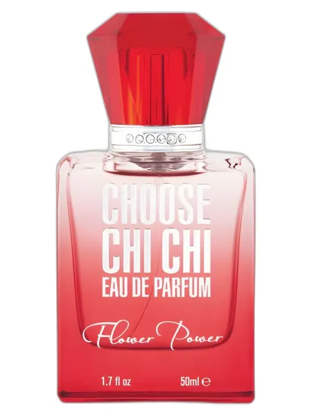 Frasco del perfume Chi Chi Flower Power Eau de Parfum