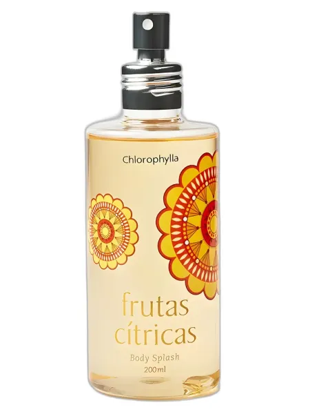 Frasco del perfume Chlorophylla Frutas Citricas