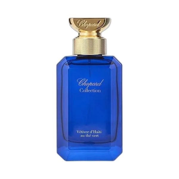 Frasco del perfume Chopard Collection Vetiver d'Haiti Au The Vert Eau de Parfum