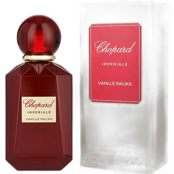Frasco del perfume Chopard Imperiale Vanille Malika Eau de Parfum