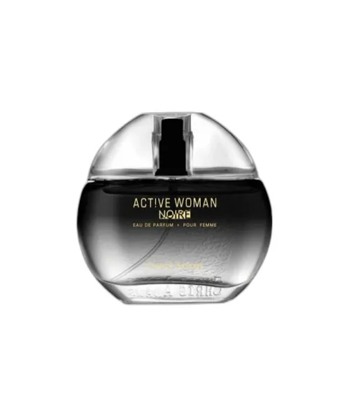 Frasco del perfume Chris Adams Active Woman Noire Eau de Parfum