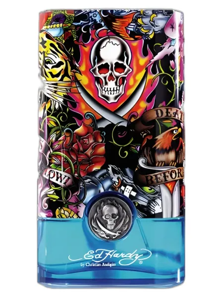 Frasco del perfume Christian Audigier Ed Hardy Hearts & Daggers for Him Eau de Cologne
