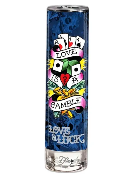 Frasco del perfume Christian Audigier Ed Hardy Love & Luck for Men Eau de Cologne