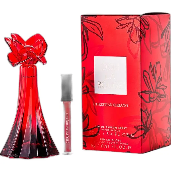 Frasco del perfume Christian Siriano Ooh La Rouge Eau de Parfum
