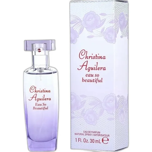 Frasco del perfume Christina Aguilera Eau So Beautiful Eau de Parfum