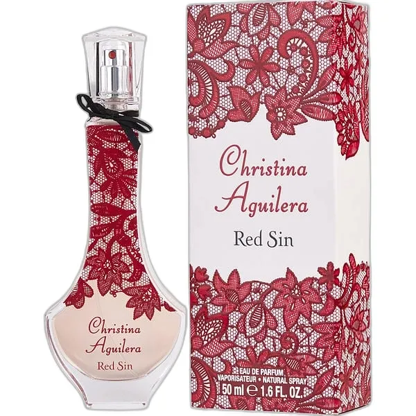 Frasco del perfume Christina Aguilera Red Sin Eau de Parfum